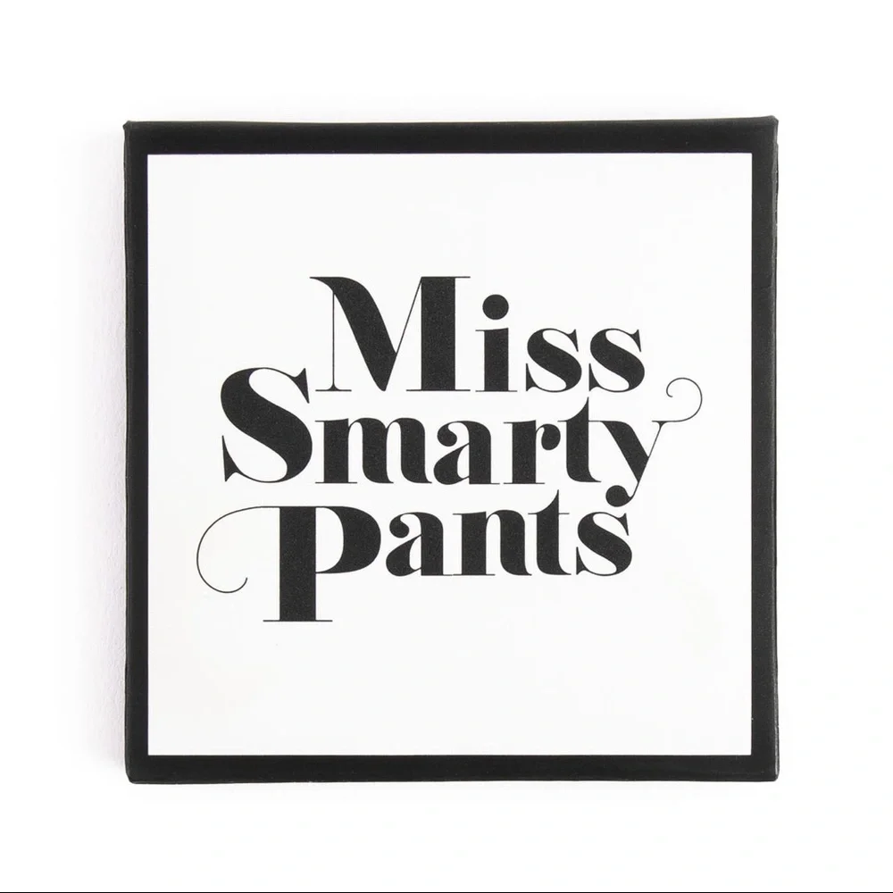 Miss Smarty Pants Compact Mirror Pocket Papyrus